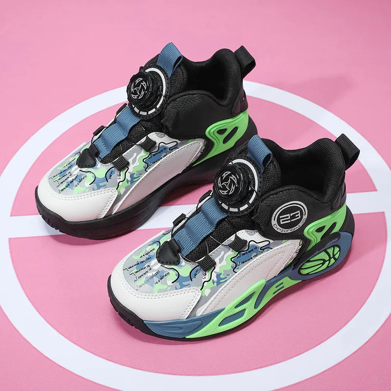 Kids Basketball Shoes Boys Girls Fashion Sneakers .