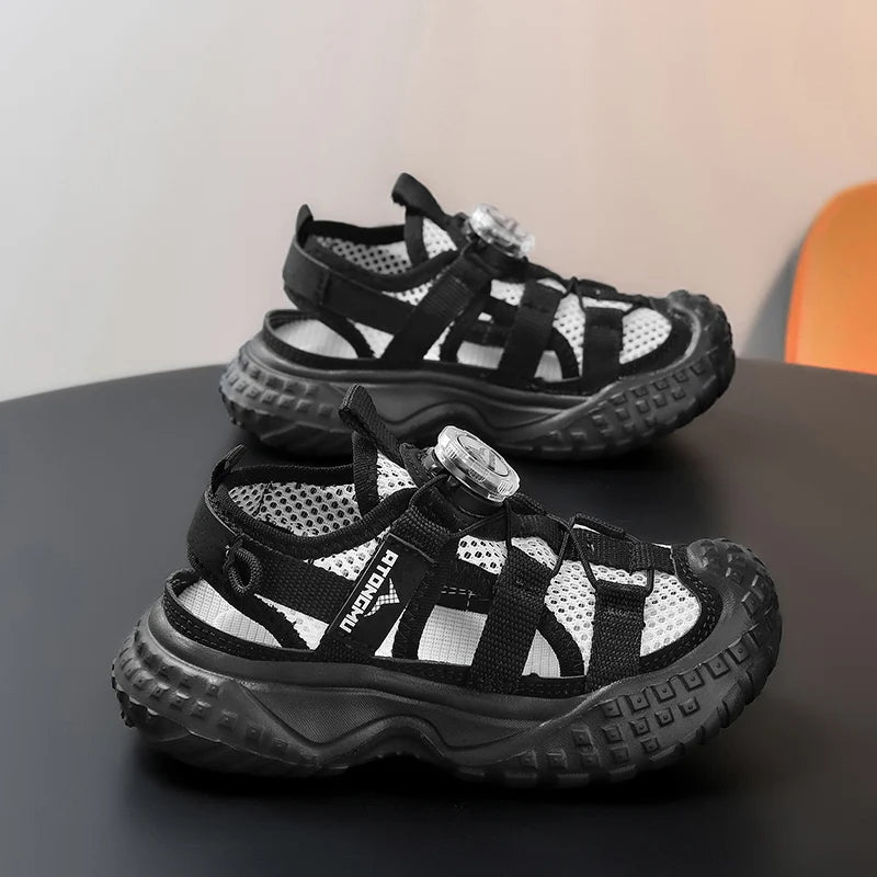New Kids Sneakers Summer Hollow Refreshing Child Casual Shoes.