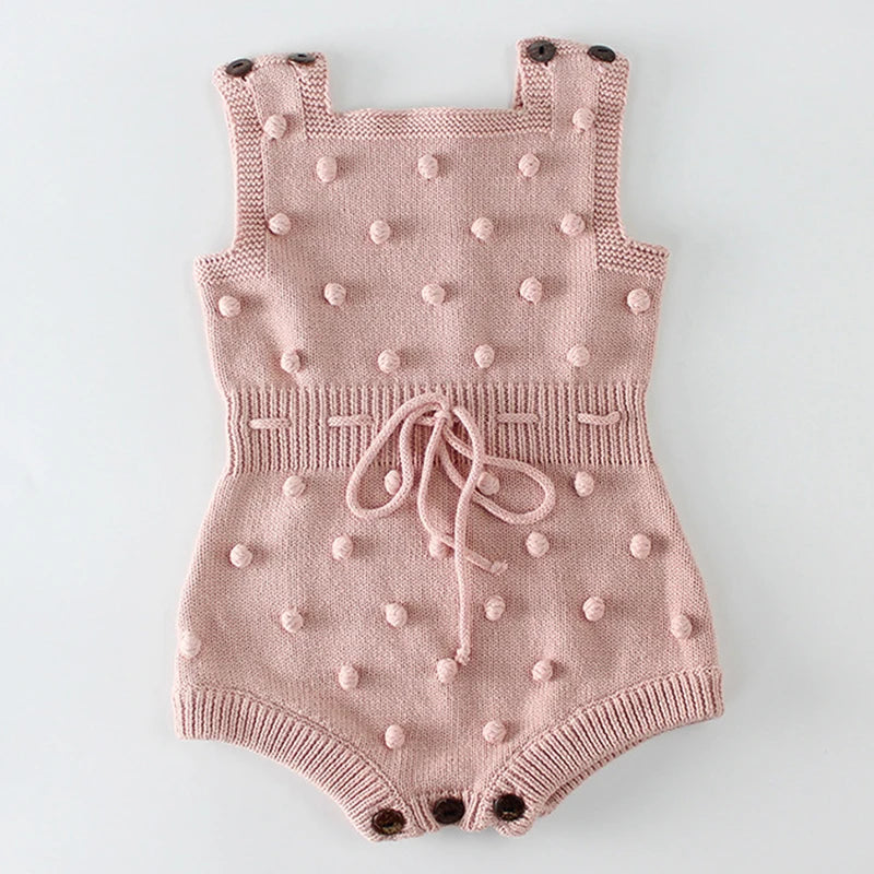 Baby Boys Girls Knit Rompers Baby Clothes New Spring Autumn Knit Rompers Infant Boys Girls Vest Triangle Rompers Baby Clothes