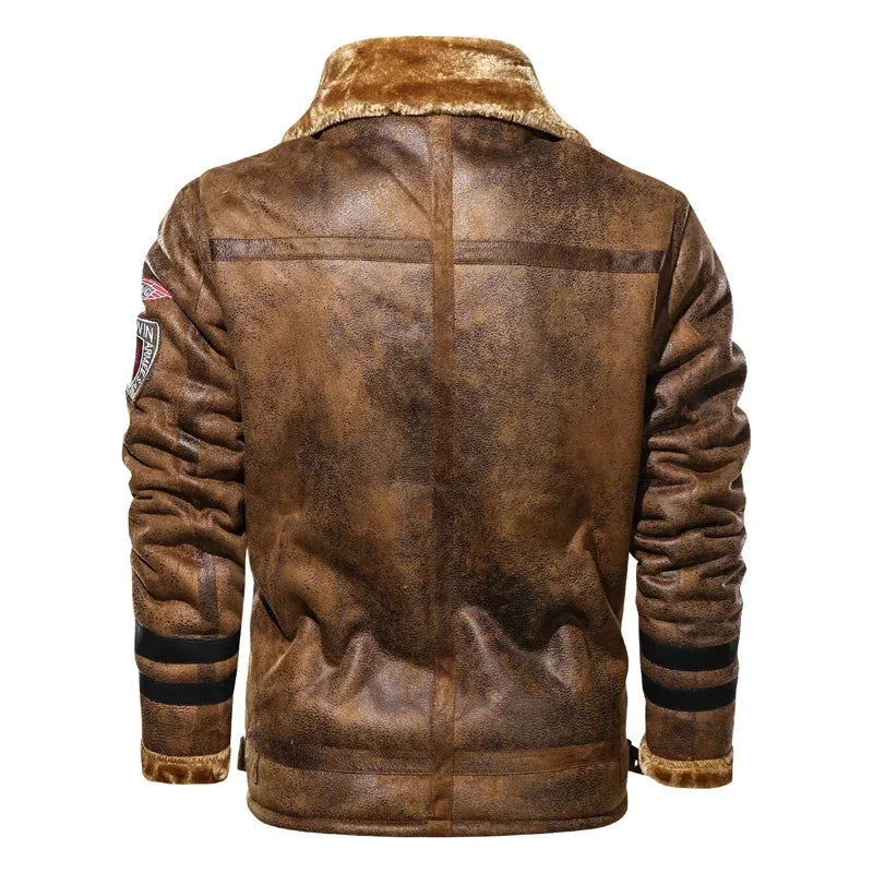 Men Leather Flights Jacket High Quality Leather Jackets .