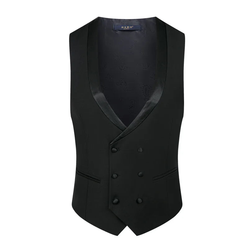 Elegant Groom Wedding Tuxedo Formal Prom Party Male Suit Slim (Blazer+Vest+Pants)