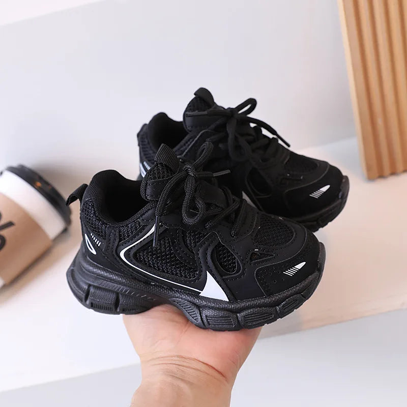 Kids Casual Sports Shoes with Thick Soles Boys Girls Fashion.