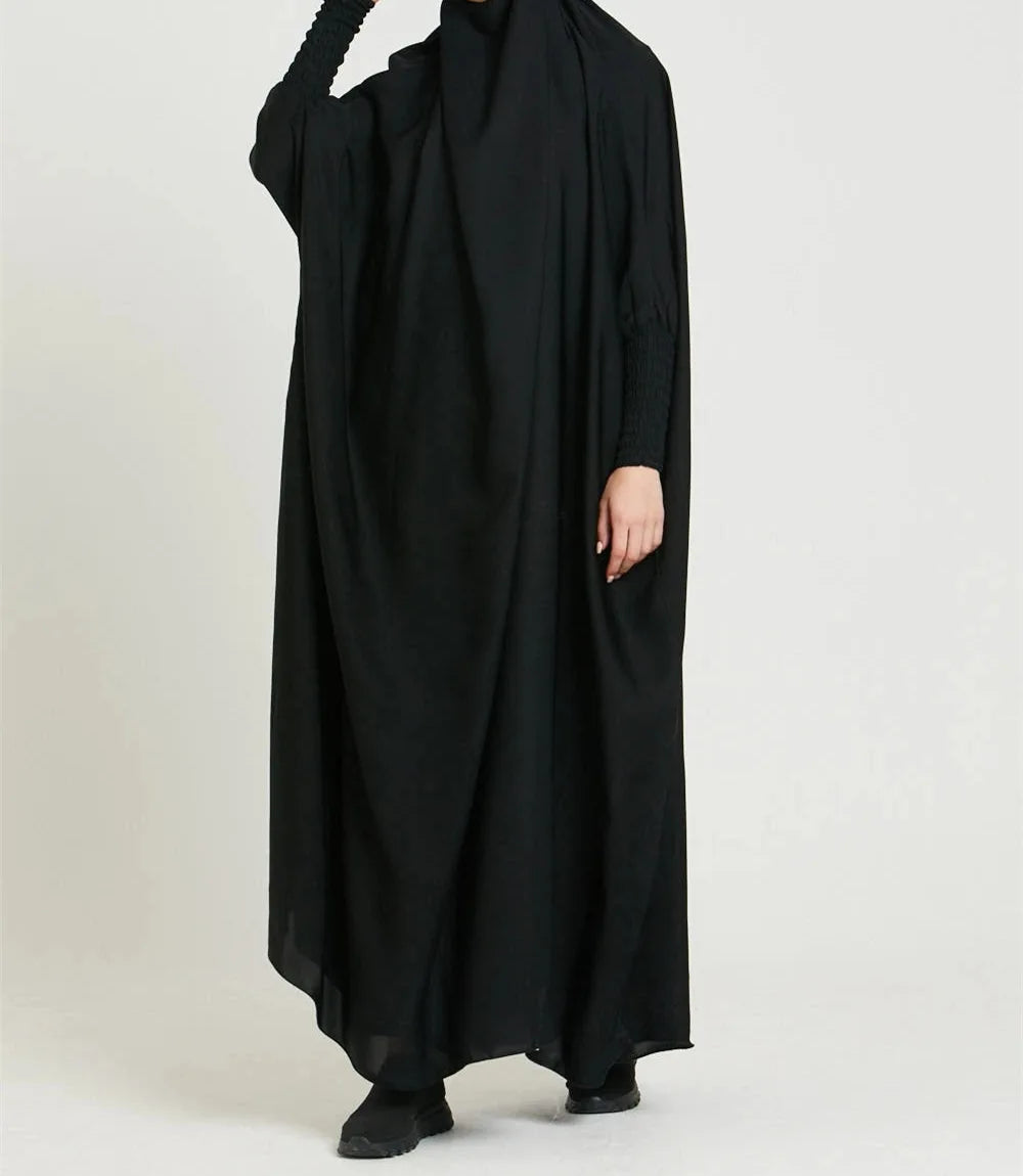 One Piece Jilbab Dress for Women Muslim Hooded Dress .