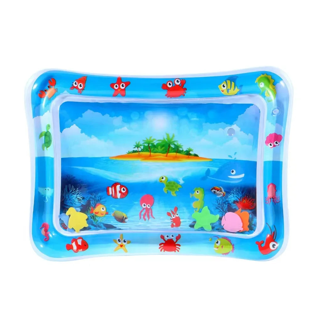 Baby Water Play Mat Inflatable Cushion PVC Infant Tummy Time Toddler Water Pad For Kids Early Education Developing Activity Toys