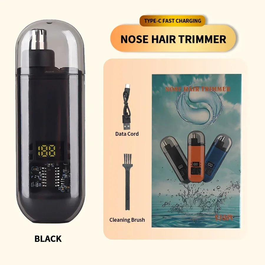 2 In 1 Electric Portable Ear And Nose Hair Trimmer Clipper .