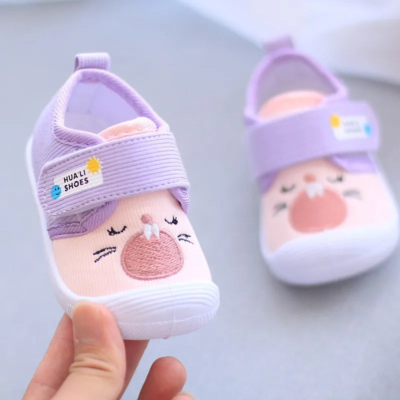 Infant Kids Baby Cartoon Anti Kicking Functional Shoe.