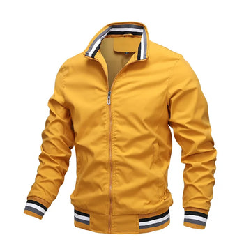 Fashion Men's Windbreak Bomber Jacket Spring Summer Man.