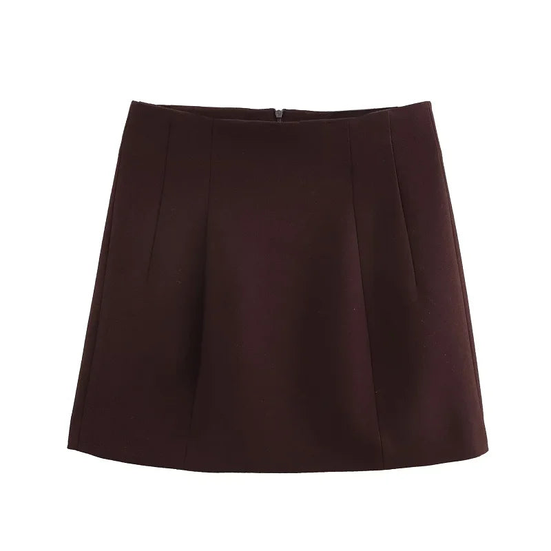 HXAO Elegant Skirts Set For Women's 2 Pieces Outfit.