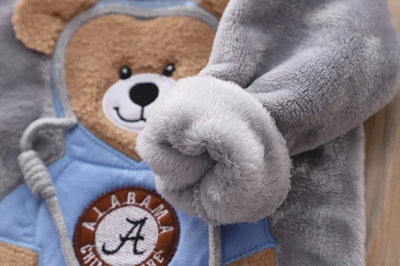 winter Baby Boy Girl Thicken Pajamas Set Flannel Fleece Toddler Child.