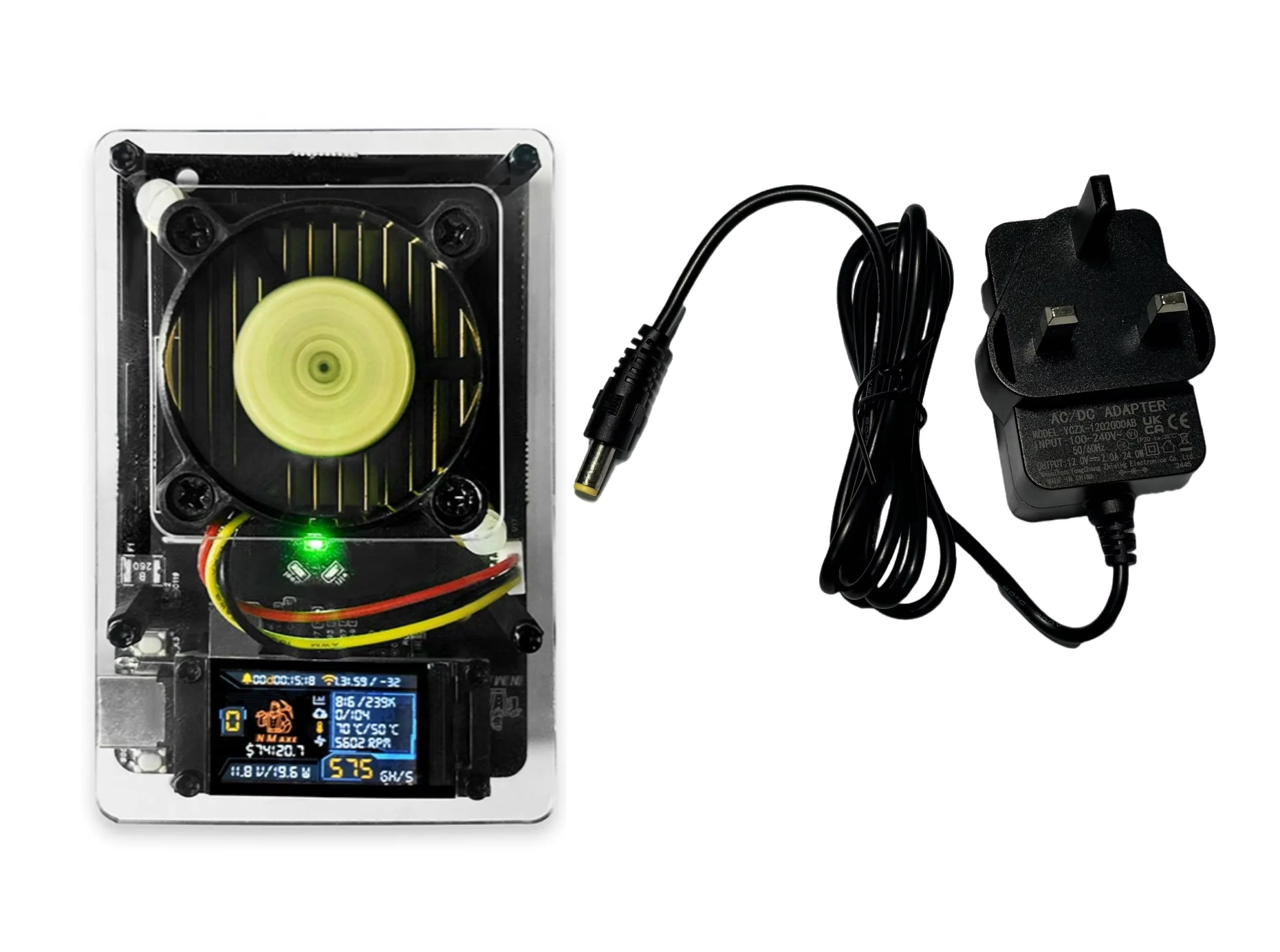 NMAxe Bitcoins NMMiner Official Ultra BM1366 ASIC Chip Solo.