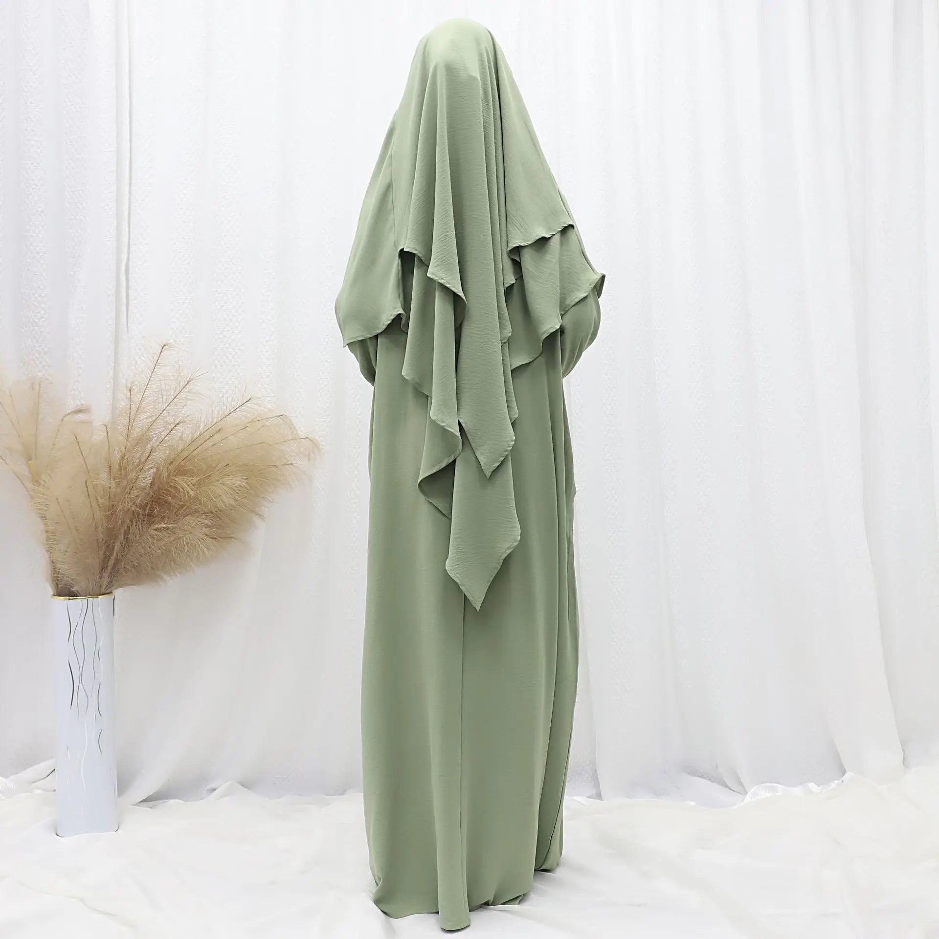 Ramadan Modest Muslim Women Dresses Headscarf Abaya .