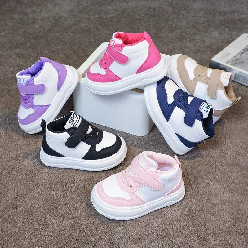 Fashion Kids Sneakers Spring Autumn High Top Breathable Casual Shoes .