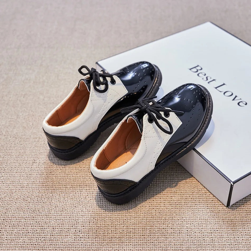 Kid Shoes For Boys PU Leather Shoes For Kids Wedding .