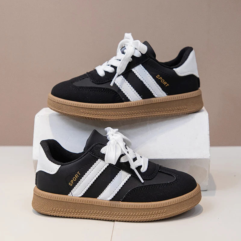 New Simple Kids Sneakers for Girls Patchwork Non-slip Boys Causal .