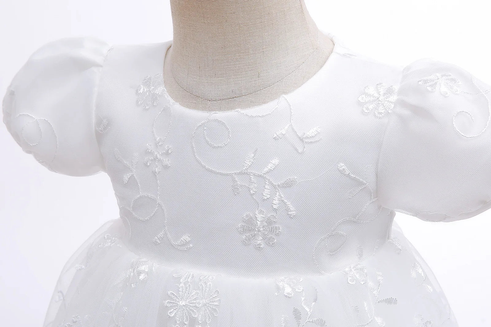 baby girl dresses embroidery pearl 1 year birthday dress wedding party christening baby girl clothes for 3-24 month