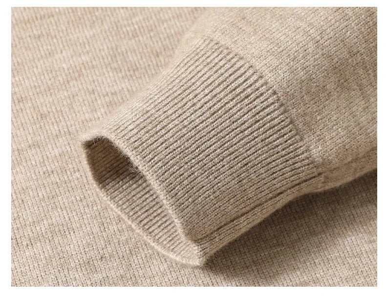 7 Colors Business Men's Sweater Knitwear Autumn Winter Casual.
