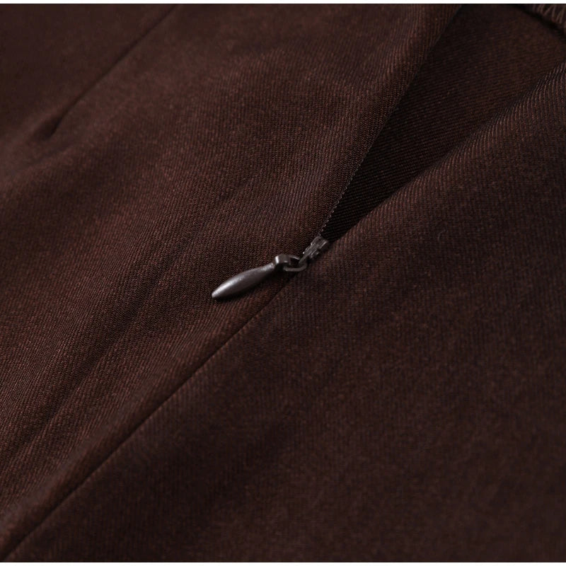 Elegant Lapel Blazer Skirt Set Women Casual Slim.