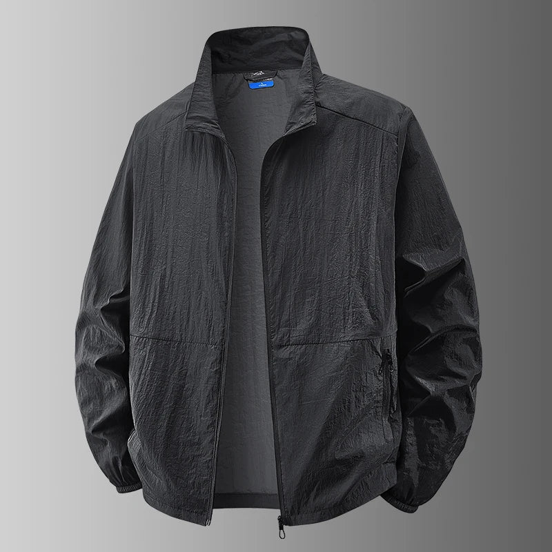 6XL 7XL 8XL Summer Jackets Men Windbreaker Coats .
