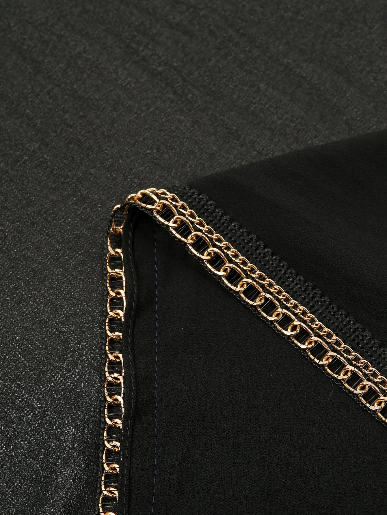 Bubble Chiffon Hijab Shawls With Chain Luxury Diamond Jewelry.