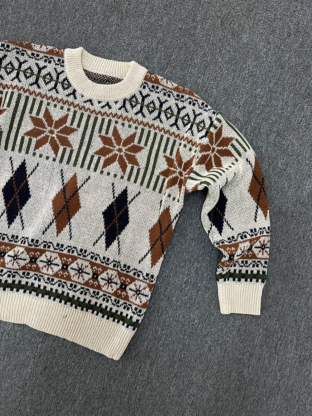 Japanese Style Knitted Sweater Couple Vintage Pullovers Causal Loose High Street Knitwears Men Jumpers Male Clothes