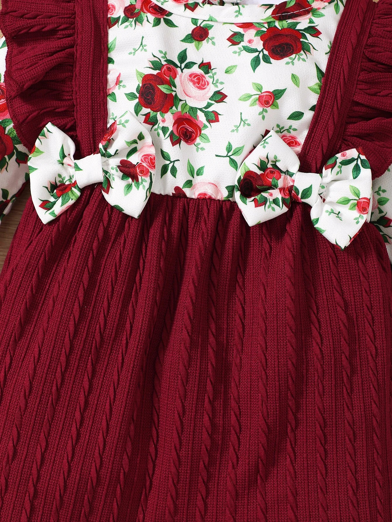 0-18 Months Newborn Baby Girl Romper Cute Floral Long Sleeve .