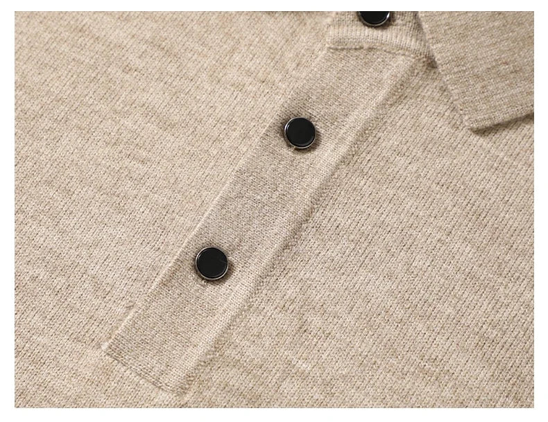 7 Colors Business Men's Sweater Knitwear Autumn Winter Casual.