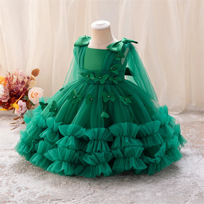 0-5-year-old toddler BABY DRESSES & baby girl Christmas dress .