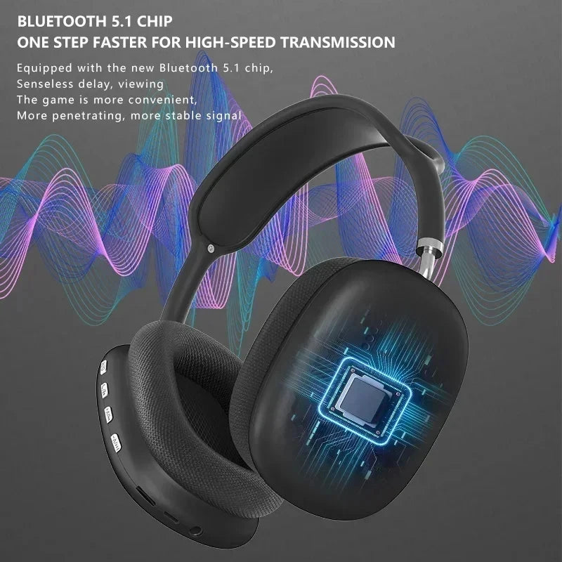 P9 Wireless Bluetooth Headset Outdoor Sports Gaming Wireless Headphones .