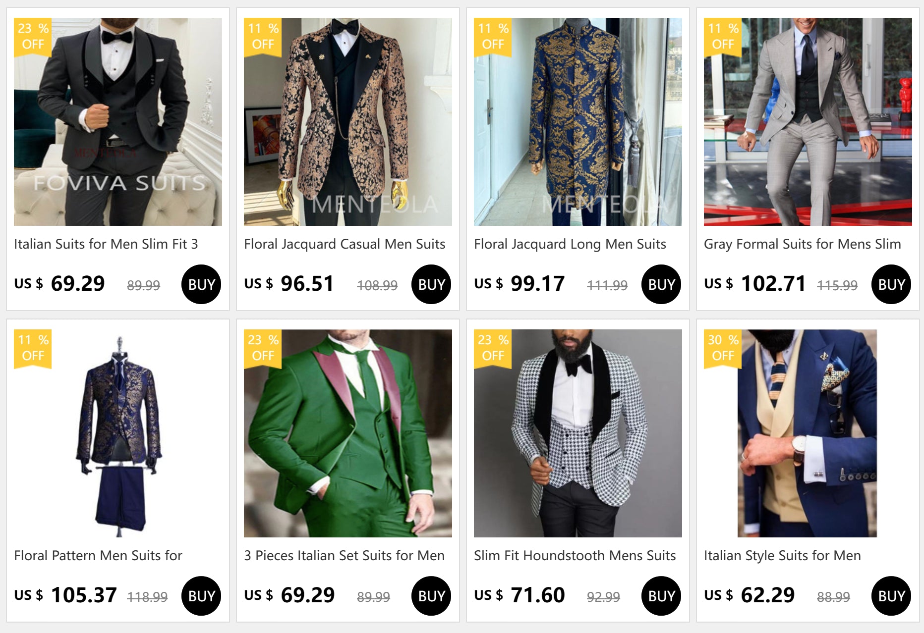 Sleeveless Men's Suit Vests with Double Breasted Slim Fit .