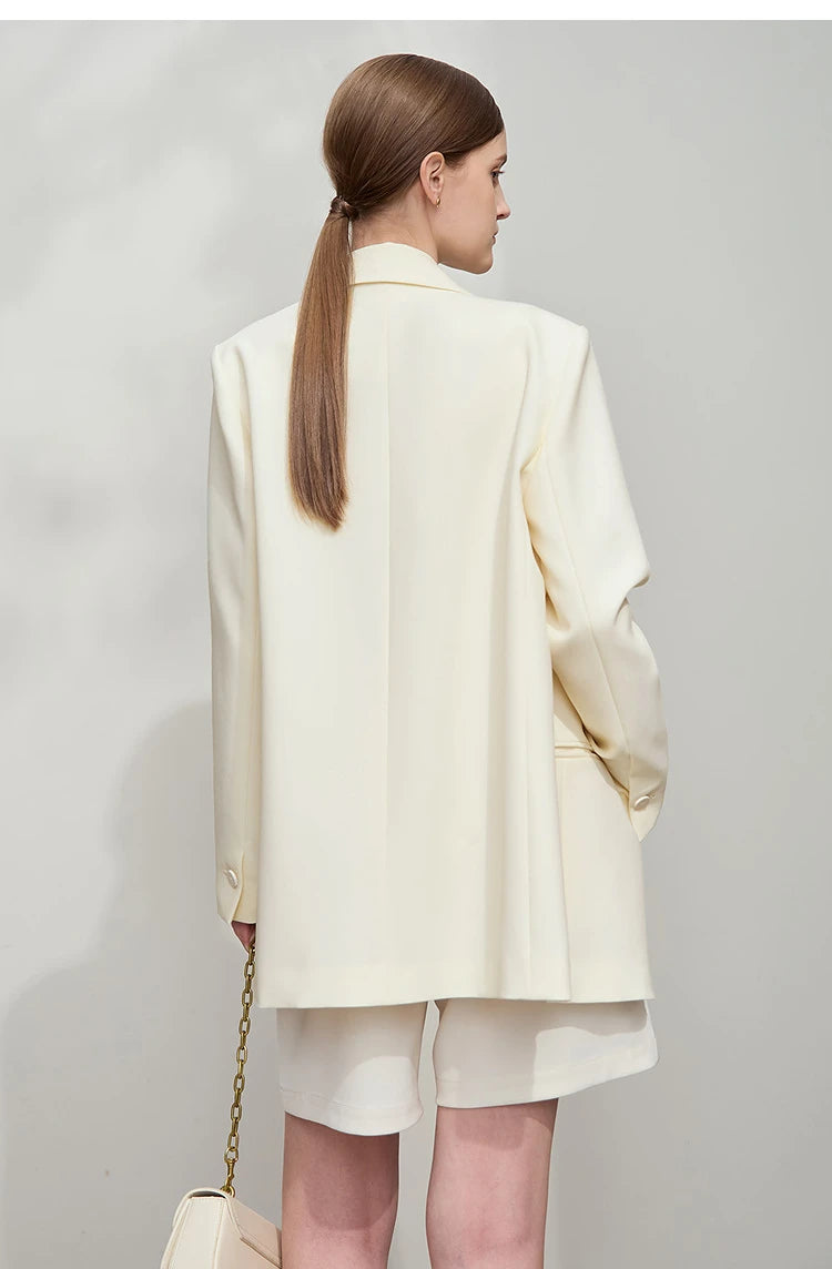 AMII Minimalist Blazer Women  Autumn New Office Lady .