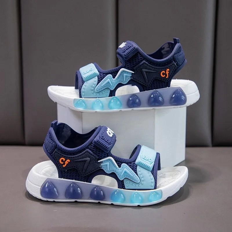 Kids Sandals for Boys Girls Soft Beach Shoes .