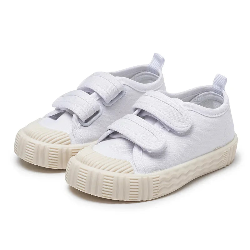 Kids Shoes for Girls Boys Non-slip Soft Sole Canvas Shoes.