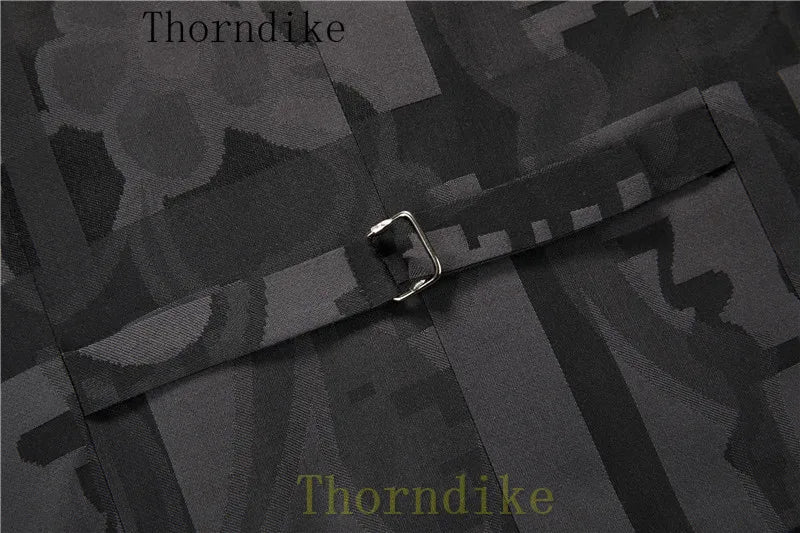 Thorndike 3 Pcs Set Blazers Jacket Pants Vest.