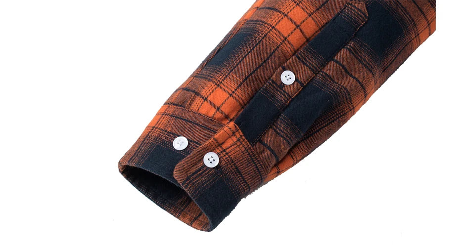 MAGCOMSEN Men's Fleece Plaid Flannel Shirt Jacket.