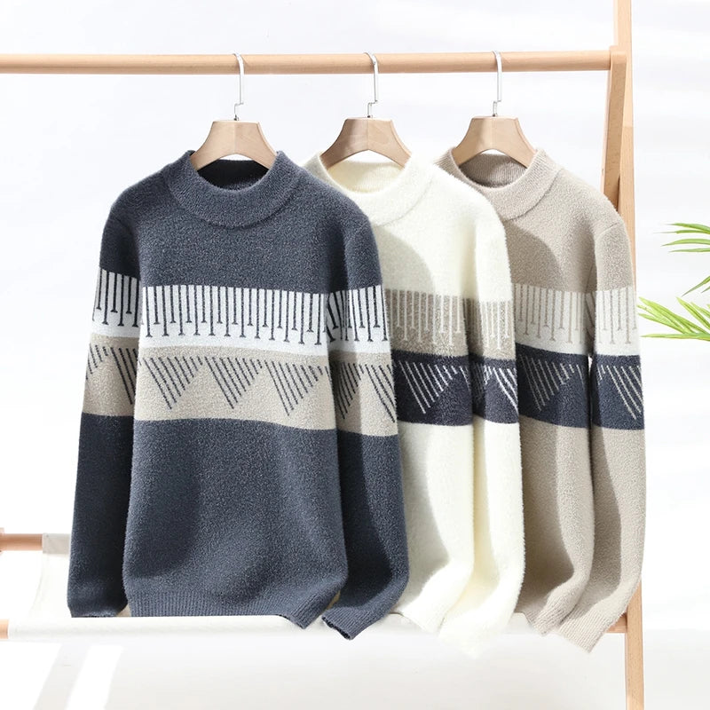 Fall Mens Christmas Cashmere Sweater O Neck Men .