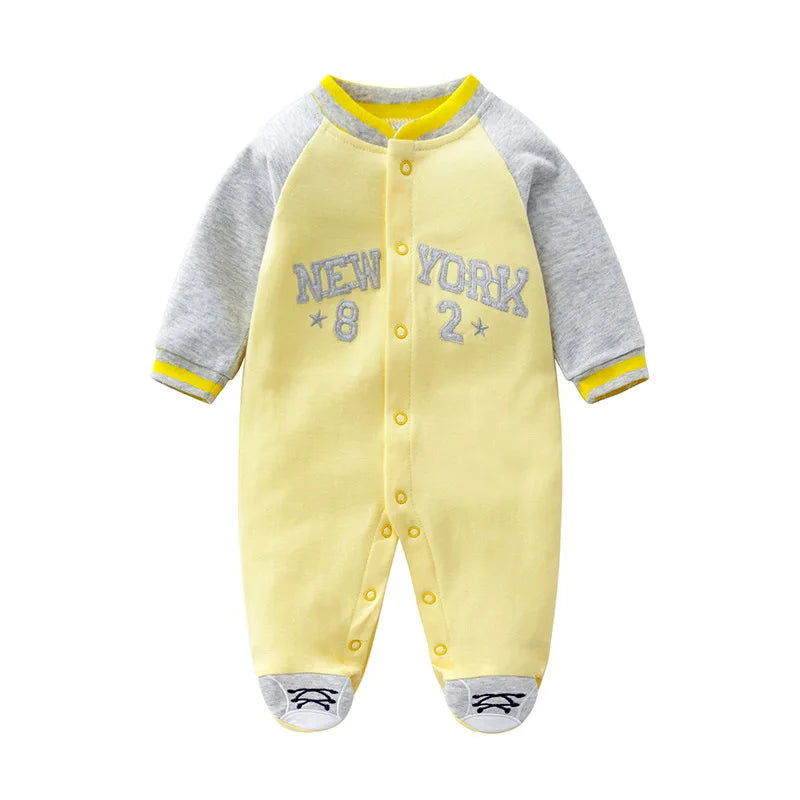 Baby clothes newborn coverall infants boys clothes baseball sport style.