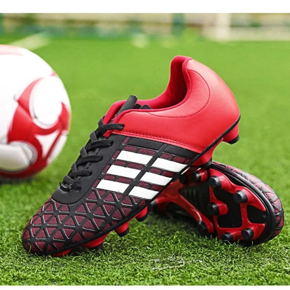Kids Football Shoes AG/TF Indoor Professional Original Boy Soccer .