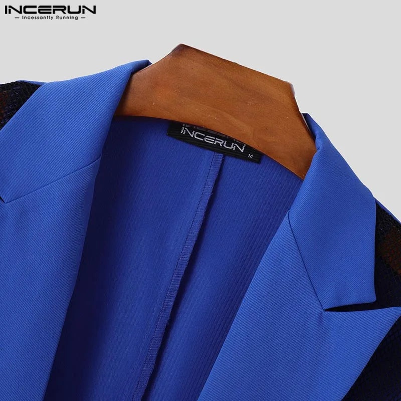 Fashion Male Long Sleeved Cardigan Blazers .