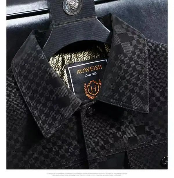 Men's Jacket Autumn Winter Slim Plus Fashion trend .