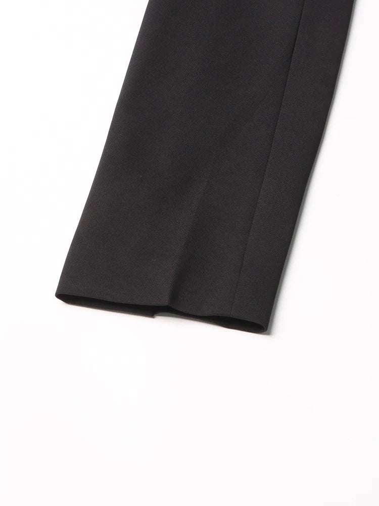 VGH Solid Hollow Out Casual Irregular Blazers For Women .