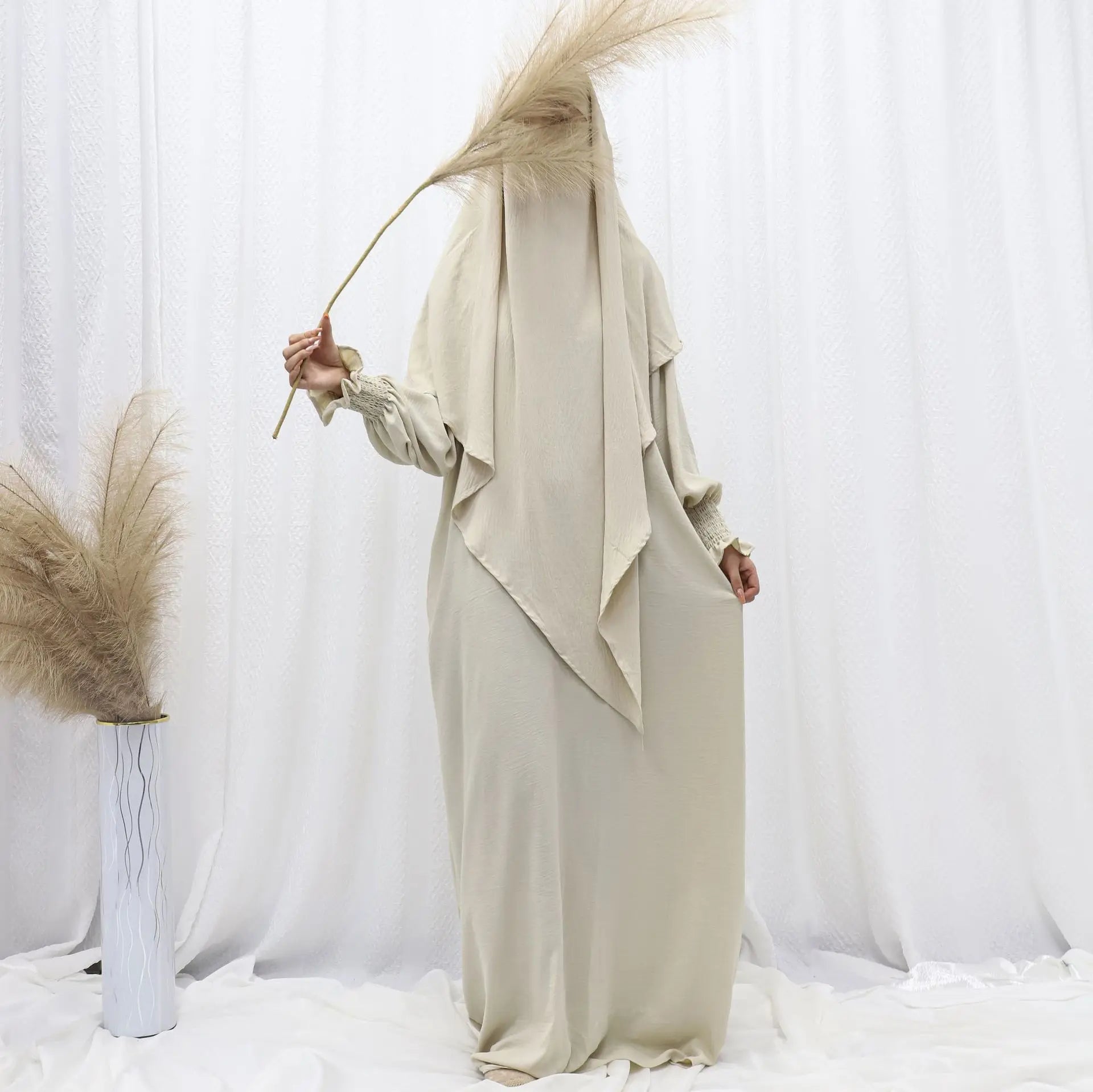 Ramadan Modest Muslim Women Dresses Headscarf Abaya .