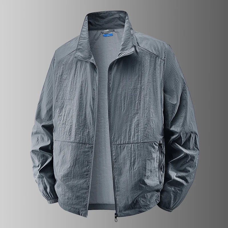 6XL 7XL 8XL Summer Jackets Men Windbreaker Coats .