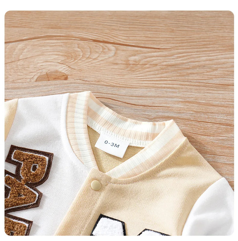 Baby Cartoon Jumpsuit Spring And Autumn Long Sleeved.