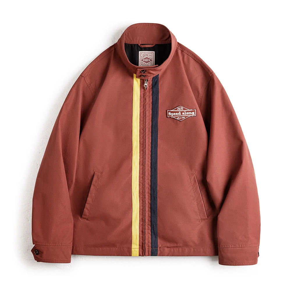 Sporty and Casual Zippered Outerwear for Men's Versatile Jackets.