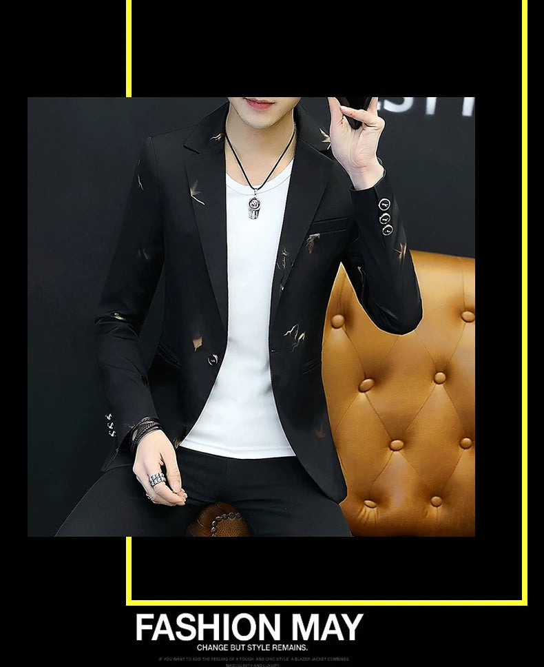Top Quality Brand Casual Suit Jacket New thin Men .