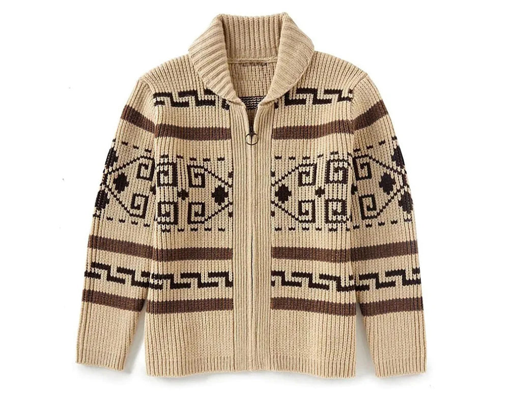 Winter Men's Cardigan Sweaters Fashion Male Knitted Sweater .