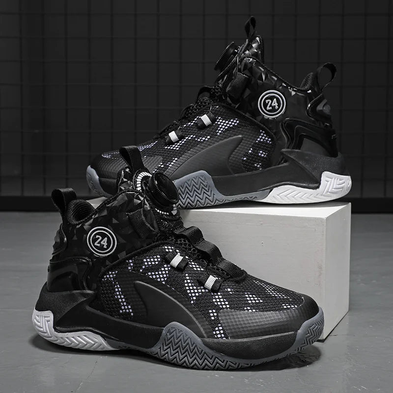 Kids Basketball Shoes Boys Sneakers Non-slip Child .