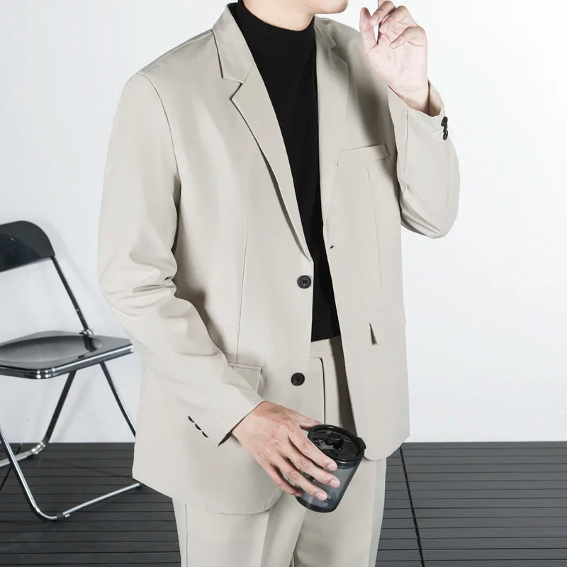 Mens Blazzer Sack Man Dress New in Suits & Blazers for Men Male Coat.