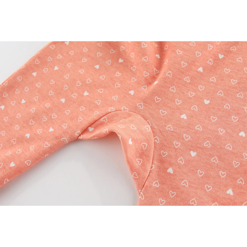 Kiddiezoom Fashion Cartoon  Orange Love 100%Cotton .