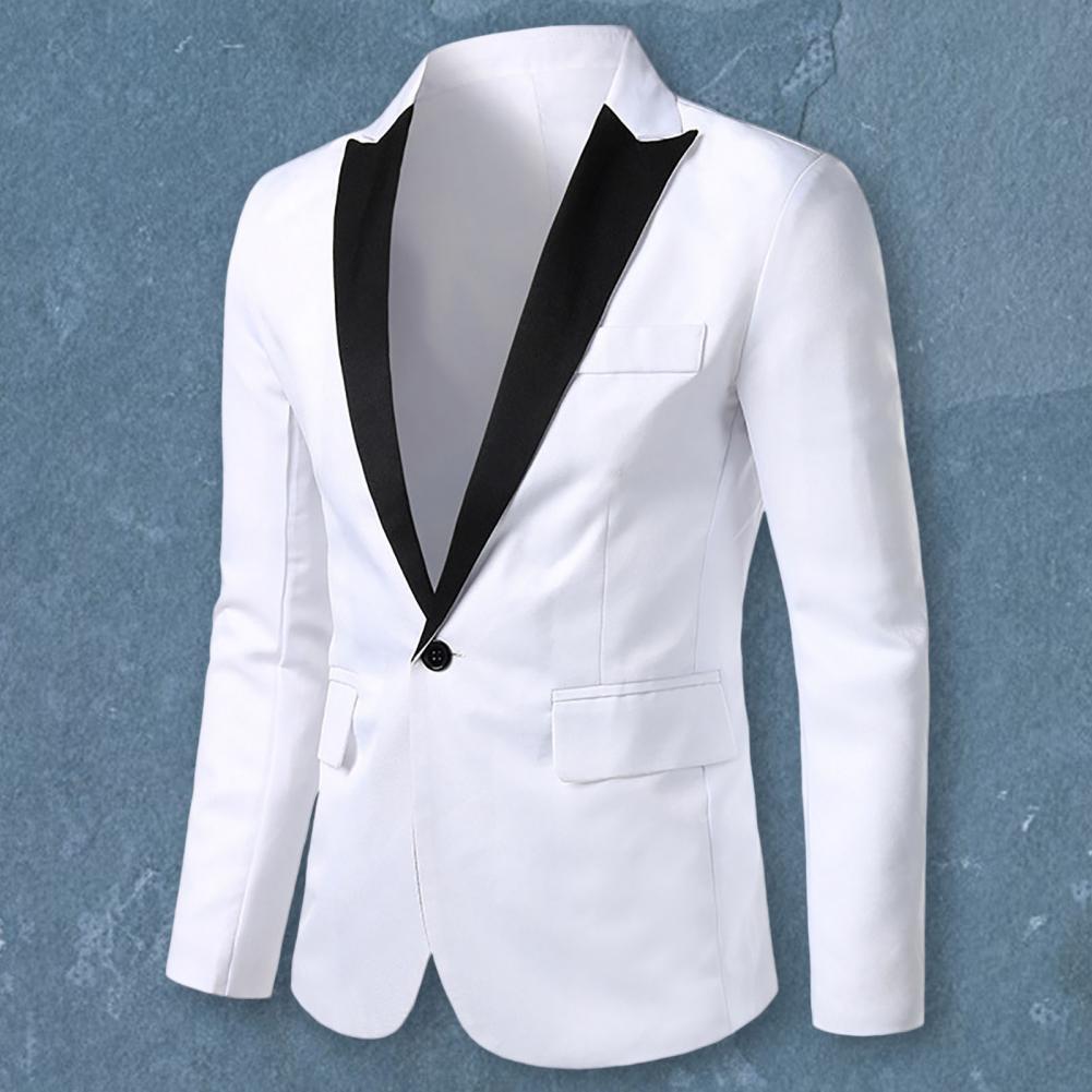 Men Suit Jacket Long Sleeve Men Suit Blazers.